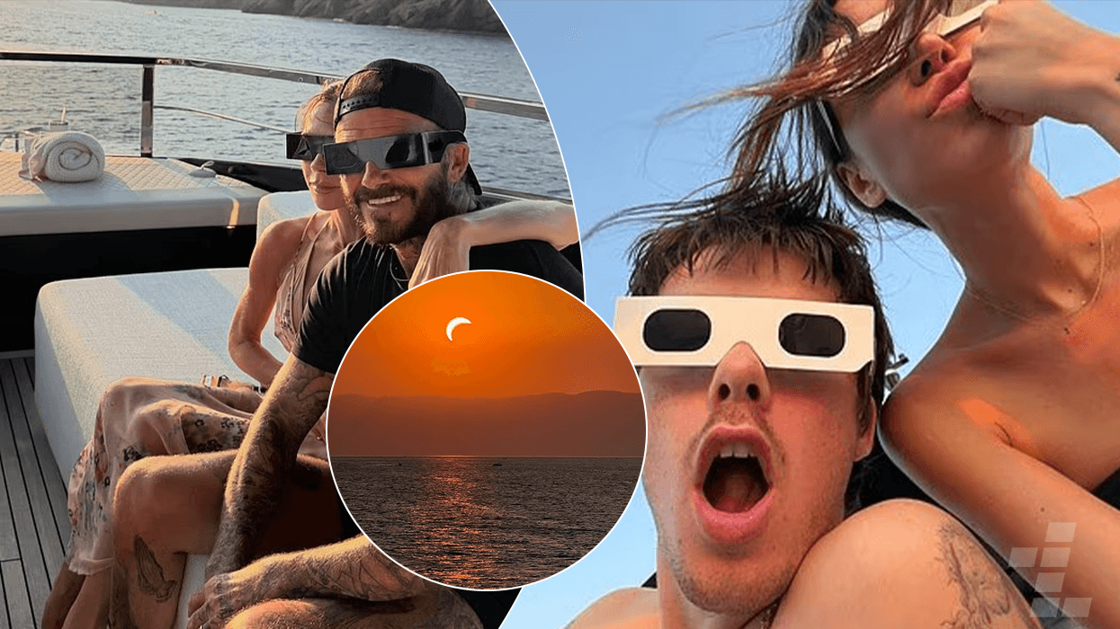 David dhe Victoria Beckham shijuan eklipsin diellor nga jahti i tyre luksoz – Detajet e pushimeve në Mesdhe