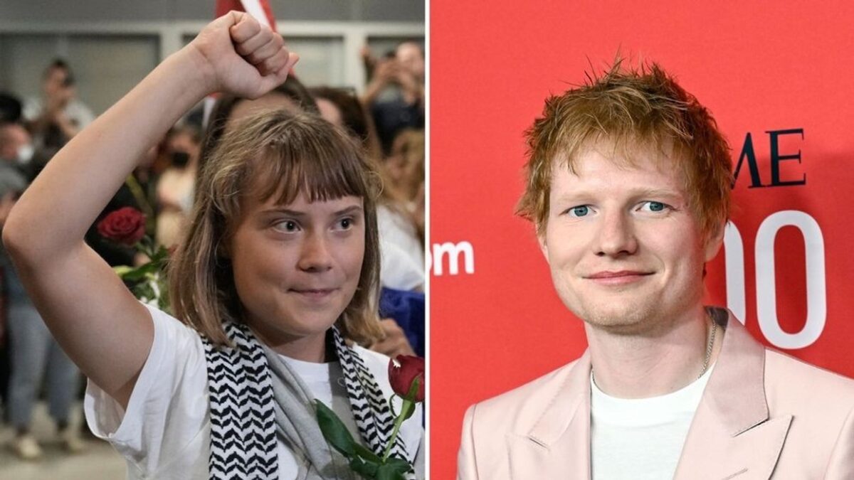 Greta Thunberg dhe aktivistë të tjerë kritikojnë Ed Sheeran për largimin e Macklemore nga turneu për shkak të palestinezëve