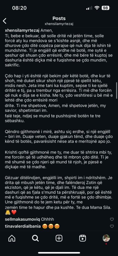 xhensila ditlindja djalit