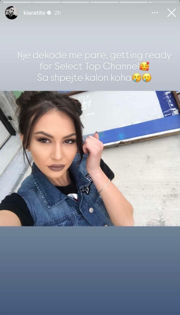 kiara tito - ig story para 10 viteve