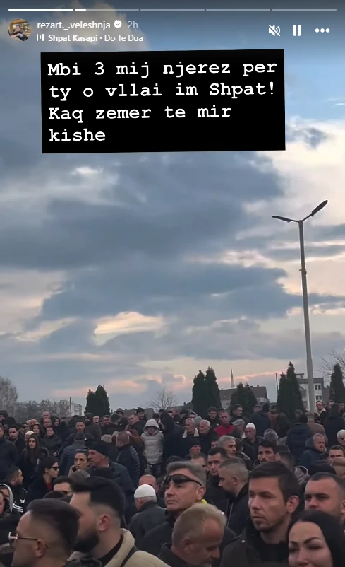 rezart veleshnja - ig story - shpat kasapi 1