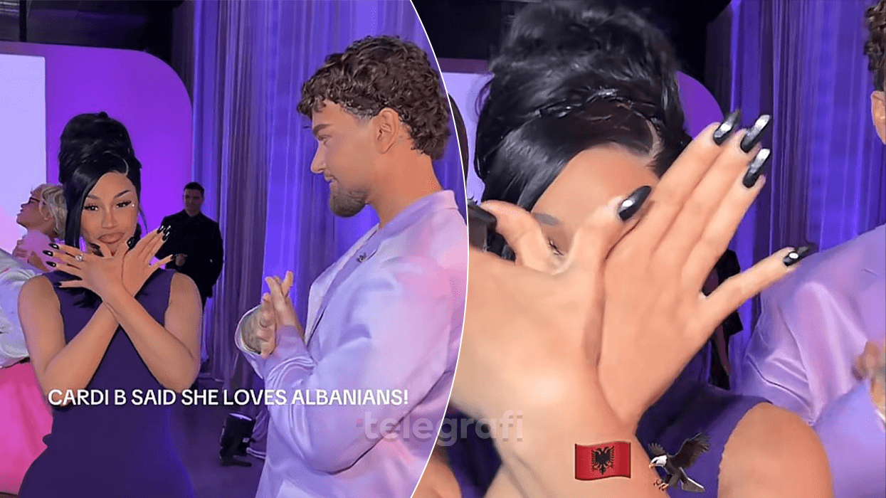 Cardi B pozon me simbolin e shqiponjës dykrenare dhe shpreh dashurinë për shqiptarët